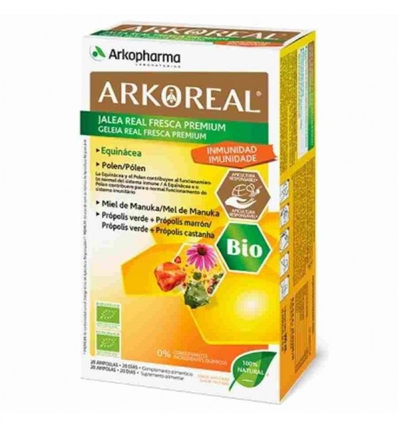 arkoreal jalea real inmunidad bio 20 ampollas 15