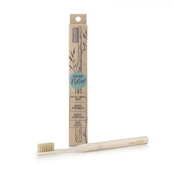 cepillo dental adulto lacer natur bambu medio