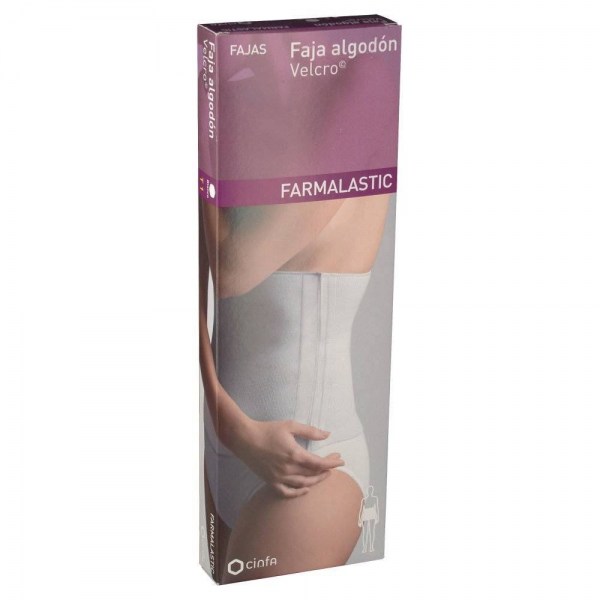 faja farmalastic algodon velcro bl t1