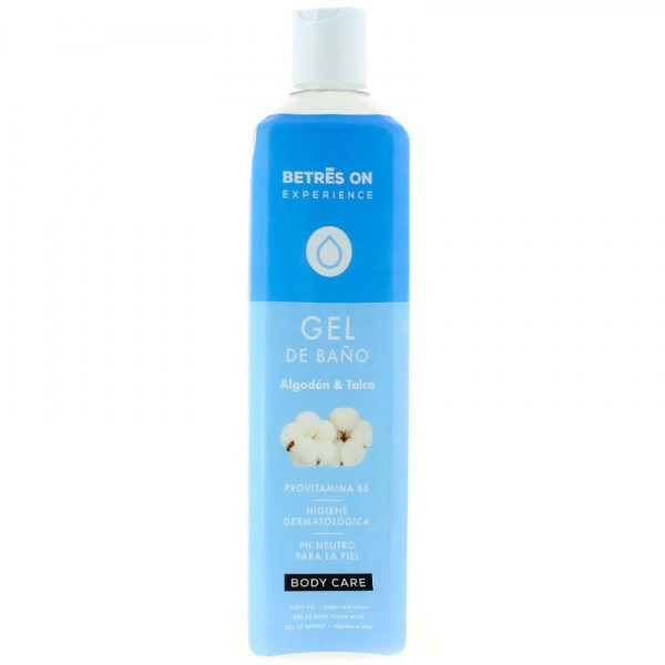 gel de bano algodon y talco betres on 750 ml