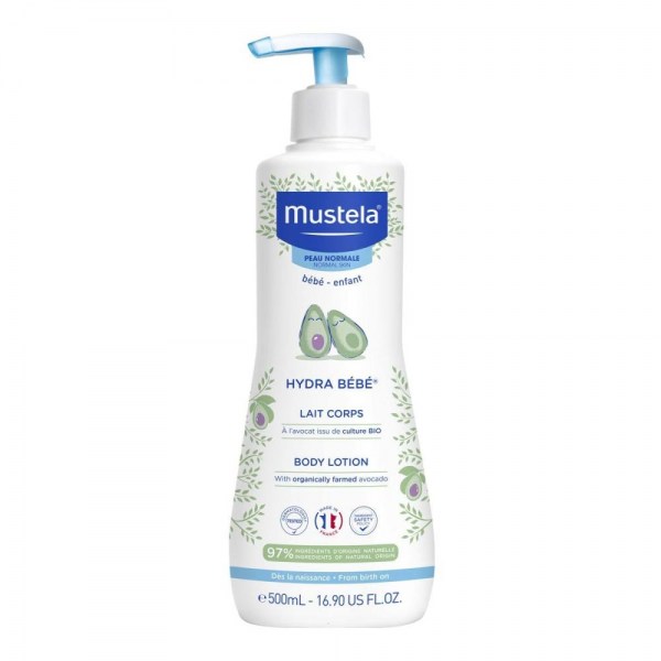 mustela hydra bebe cuerpo 500 ml