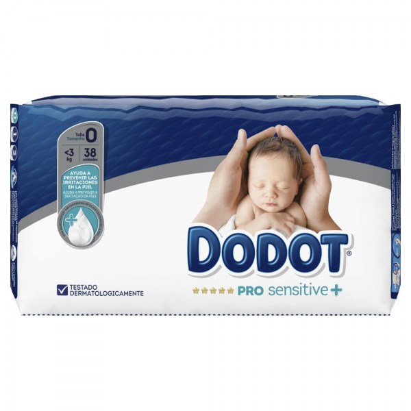 panal infantil dodot pro sensitive t 0 3 kg 38