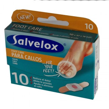 salvelox para callos 57 mm x 19 mm 10 u