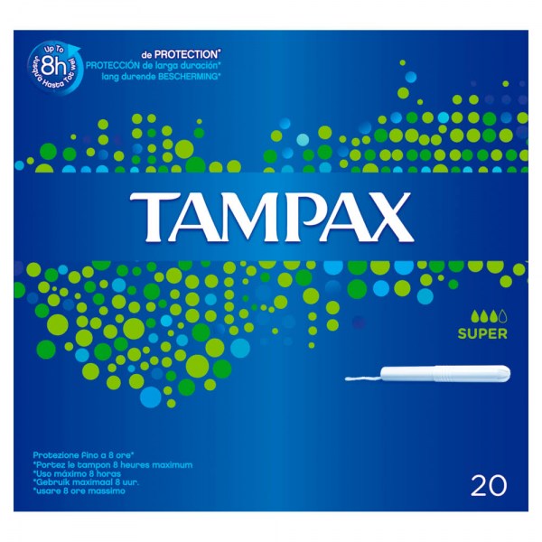 tampon tampax super 20 un